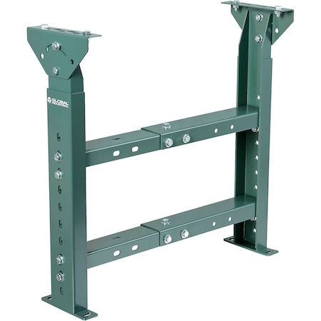 Global Industrial H-Stand Support for Conveyors, Adjustable Height & Width, 3000 lb. Cap. 293184